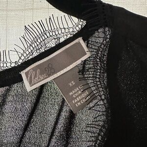 bebe Black Lace Chemise